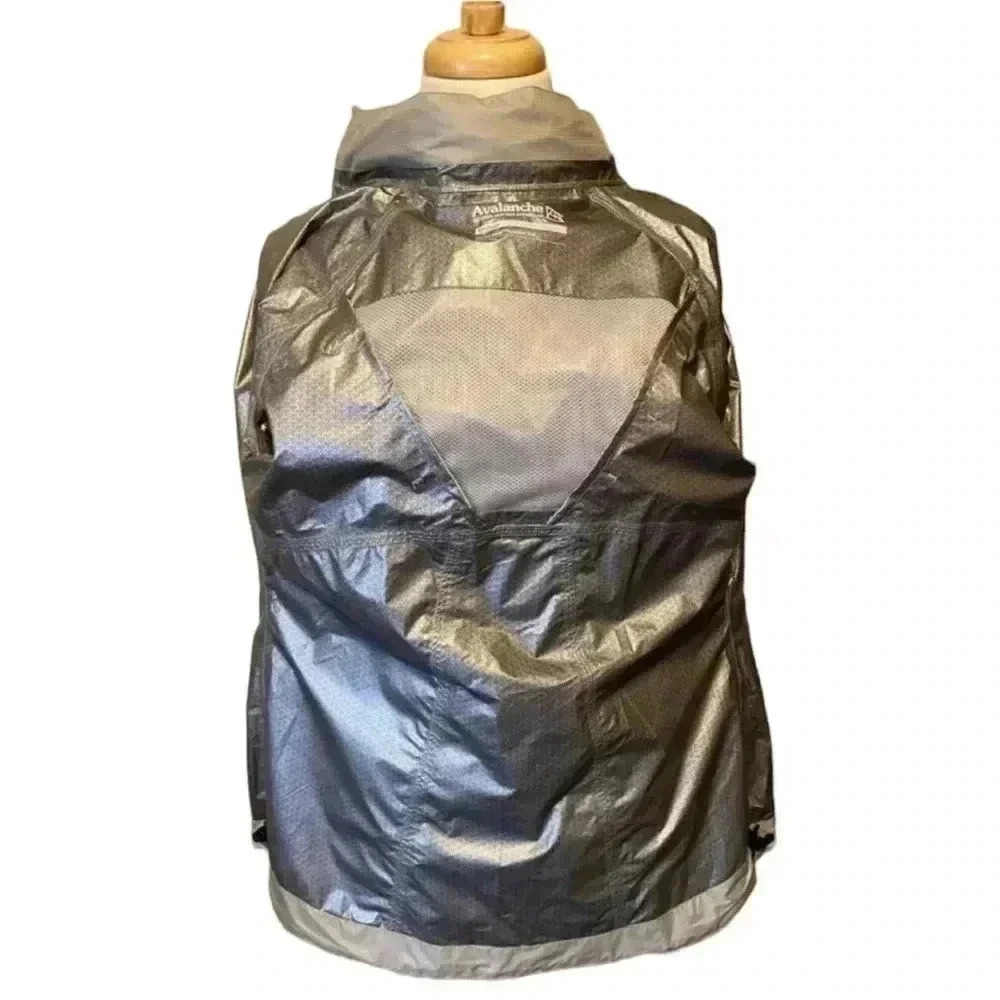 Women’s Grey Avalanche Windbreaker Size M outdoor apparel waterproof weather - Picture 4 of 7